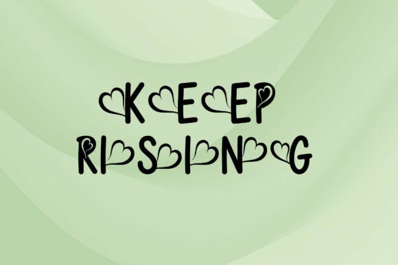 Heart Ivy Font - Preview 4