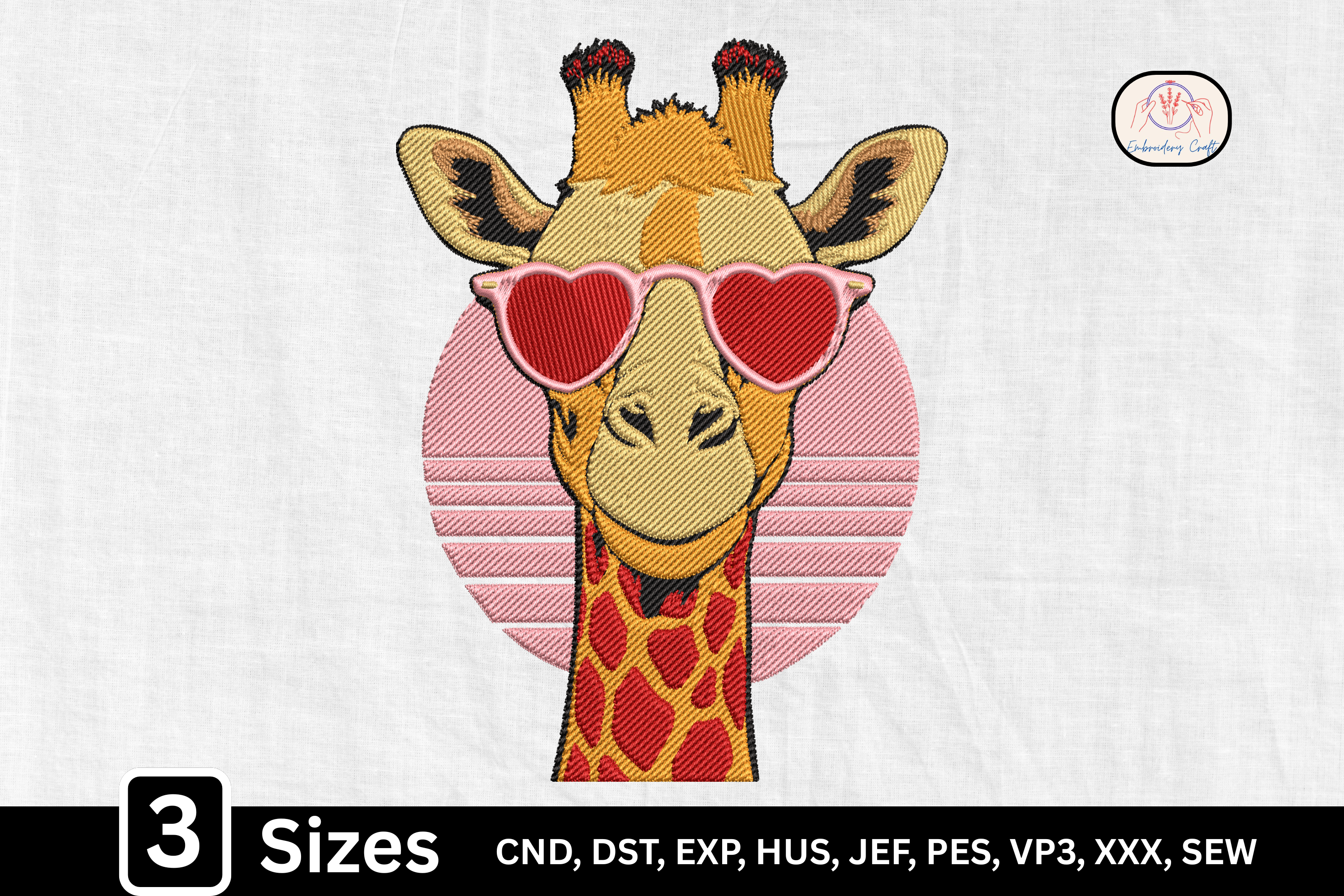 Heart Sunglasses Giraffe