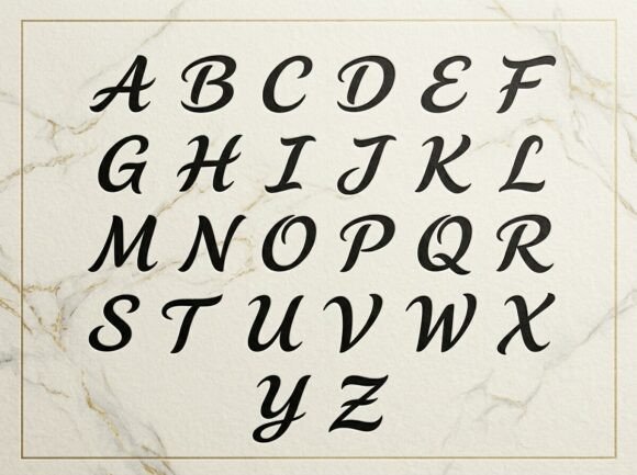 Hespy Font PNG with transparent background - Preview 1