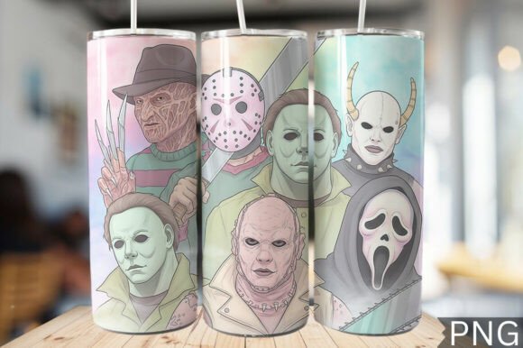 Horror Animal Aesthetic Tumbler Wrap PNG Graphic Tumbler Wraps By Ar designstore
