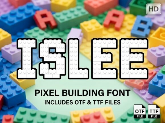 Islee Font PNG with transparent background - Preview 2