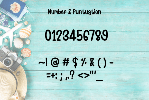 Morning Work Font PNG with transparent background - Preview 2