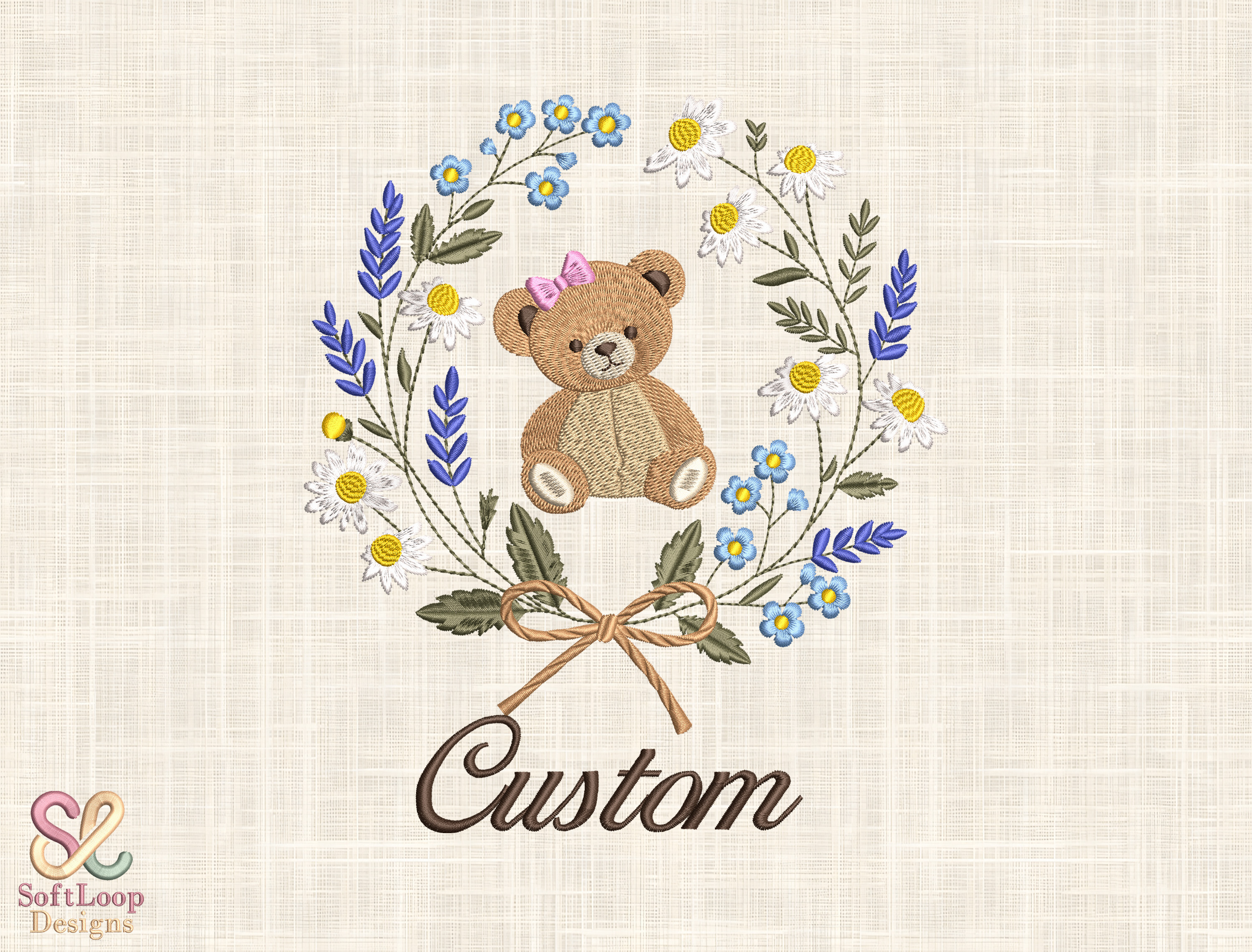 Personalized Baby Nursery Embroidery