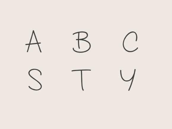 Pingku Font PNG with transparent background - Preview 5