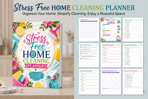 Stress Free Home Cleaning Planner