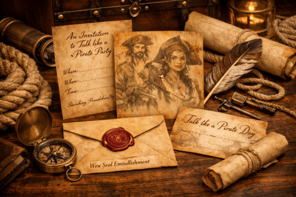 Talk Like a Pirate Stationery
