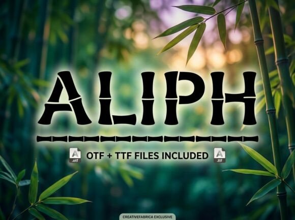 Aliph Font - Preview 3