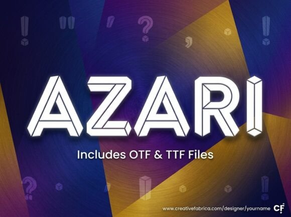 Azari Font - Preview 3