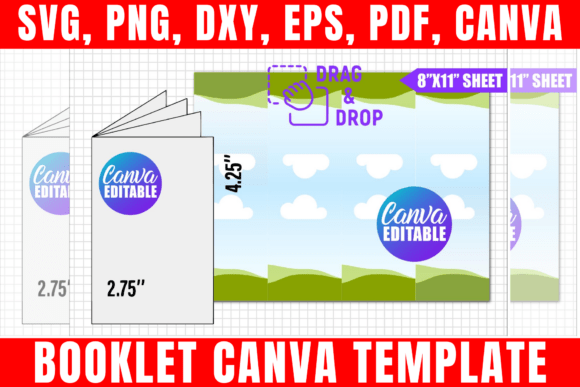 Booklet Template, DIY Booklet for Kids
