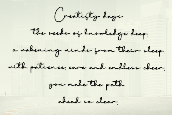 Building Manifasting Font - Preview 2