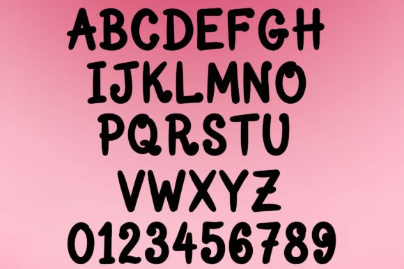 Cora Font PNG with transparent background - Preview 1