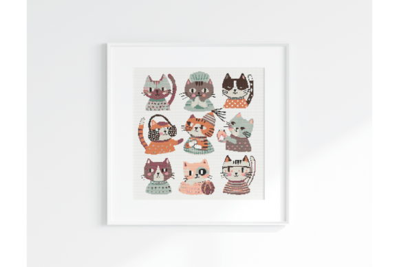Cat Lover Cross Stitch Chart