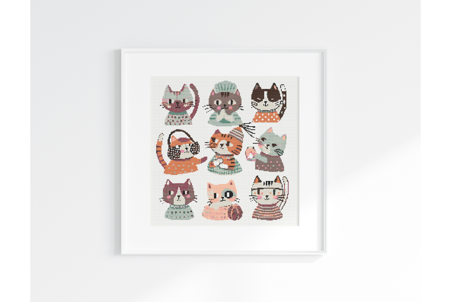 Cat Lover Cross Stitch Chart