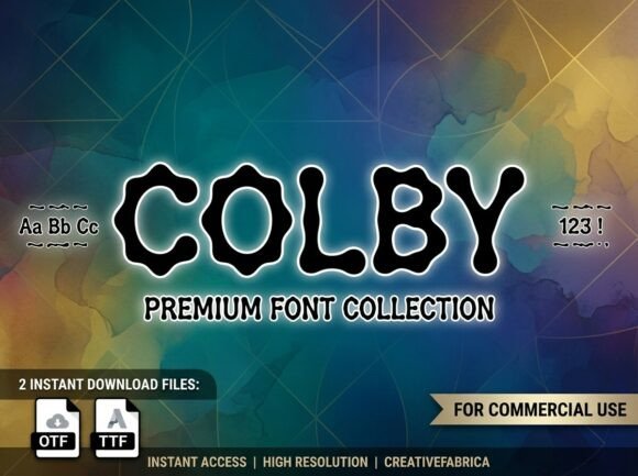 Colby Font - Preview 1