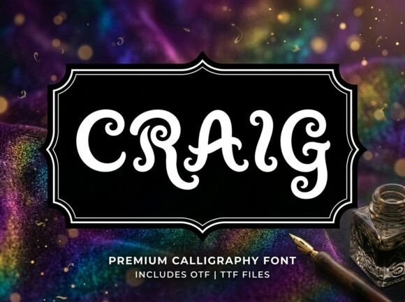 Craig Font - Preview 1