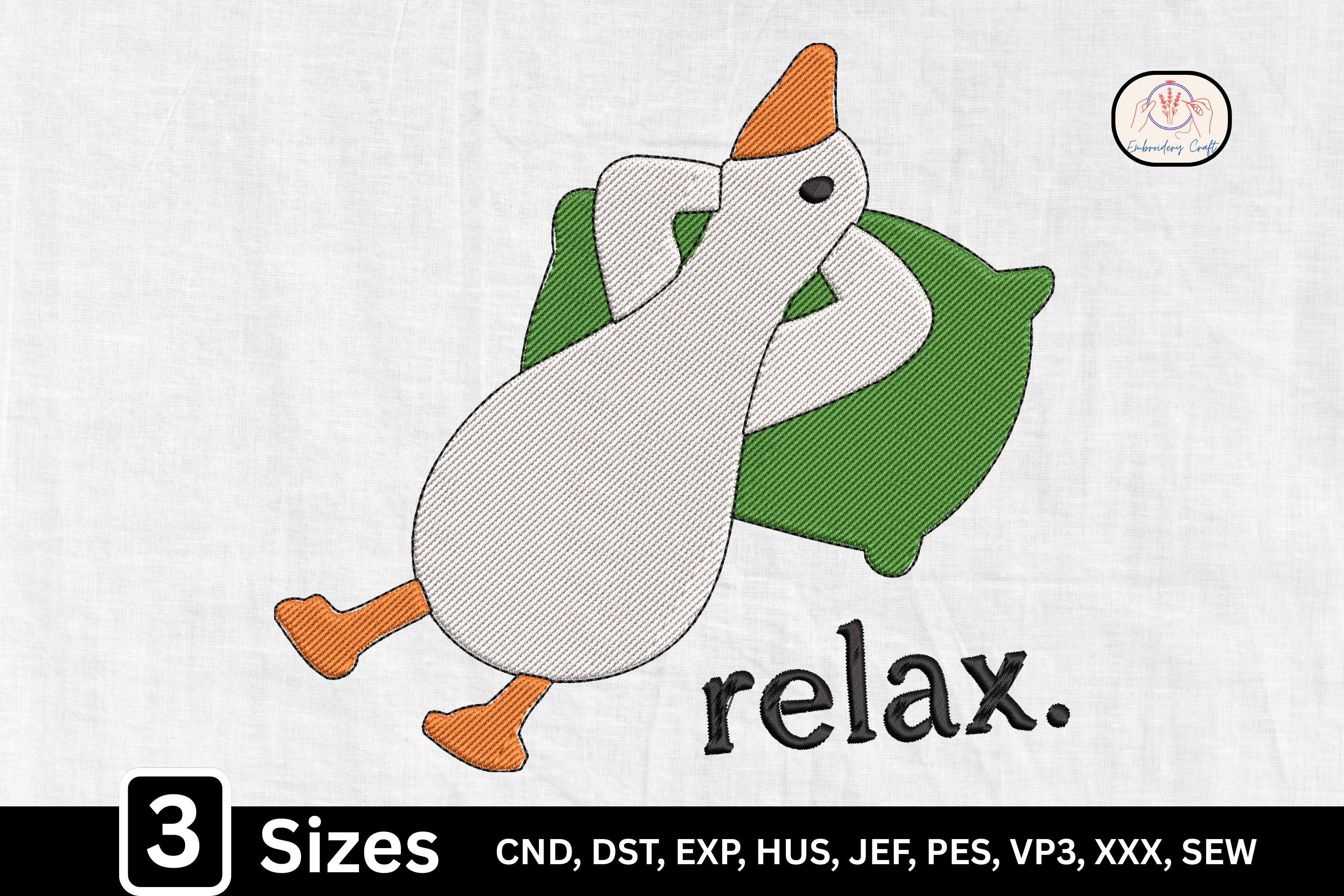 Cute Animal Pillow Relax Duck