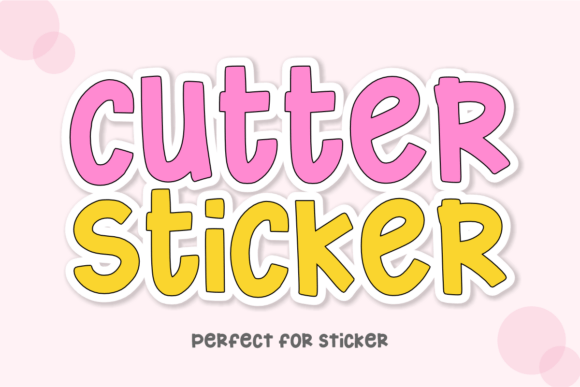 Cute Cricut Font PNG with transparent background - Preview 1