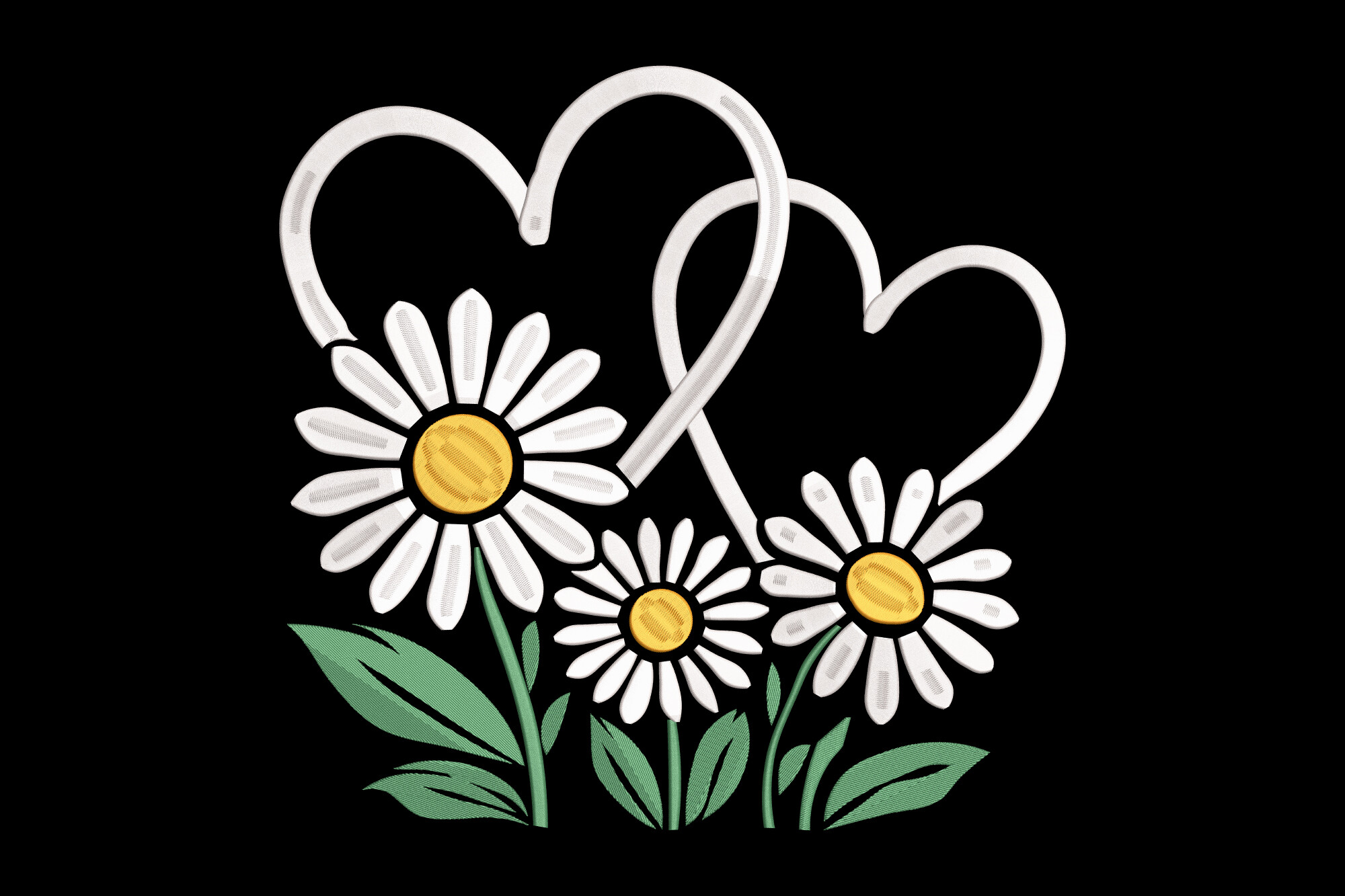 Daisy Flower Heart