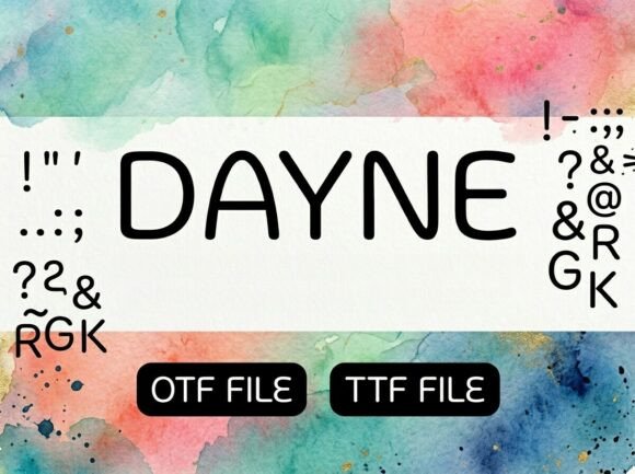 Dayne Font - Preview 3