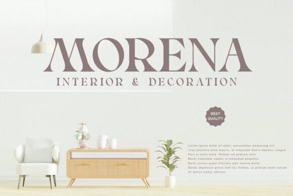 Demora Glamore Font PNG with transparent background - Preview 3
