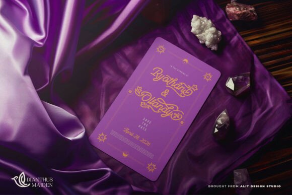 Dianthus Maiden Font - Preview 3