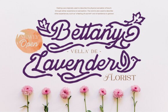 Dianthus Maiden Font - Preview 4