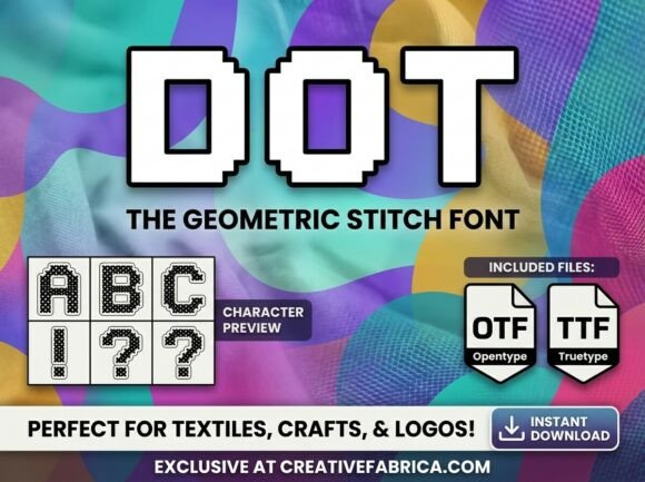 Dot Font - Preview 1