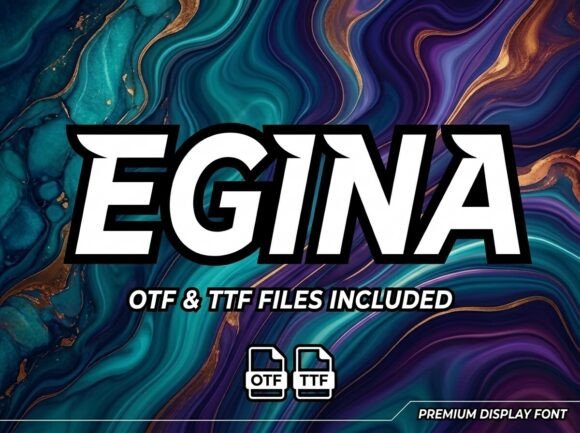 Egina Font - Preview 1
