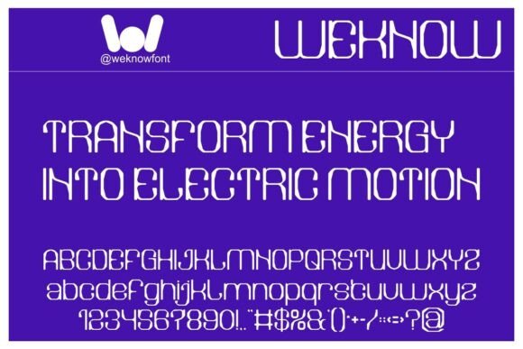 Electric Machine Font - Preview 2