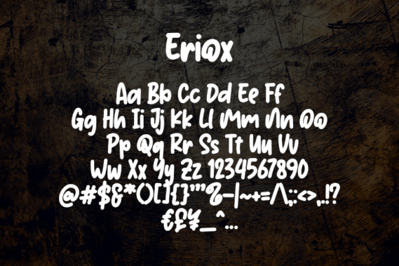 Eriox Font - Preview 1