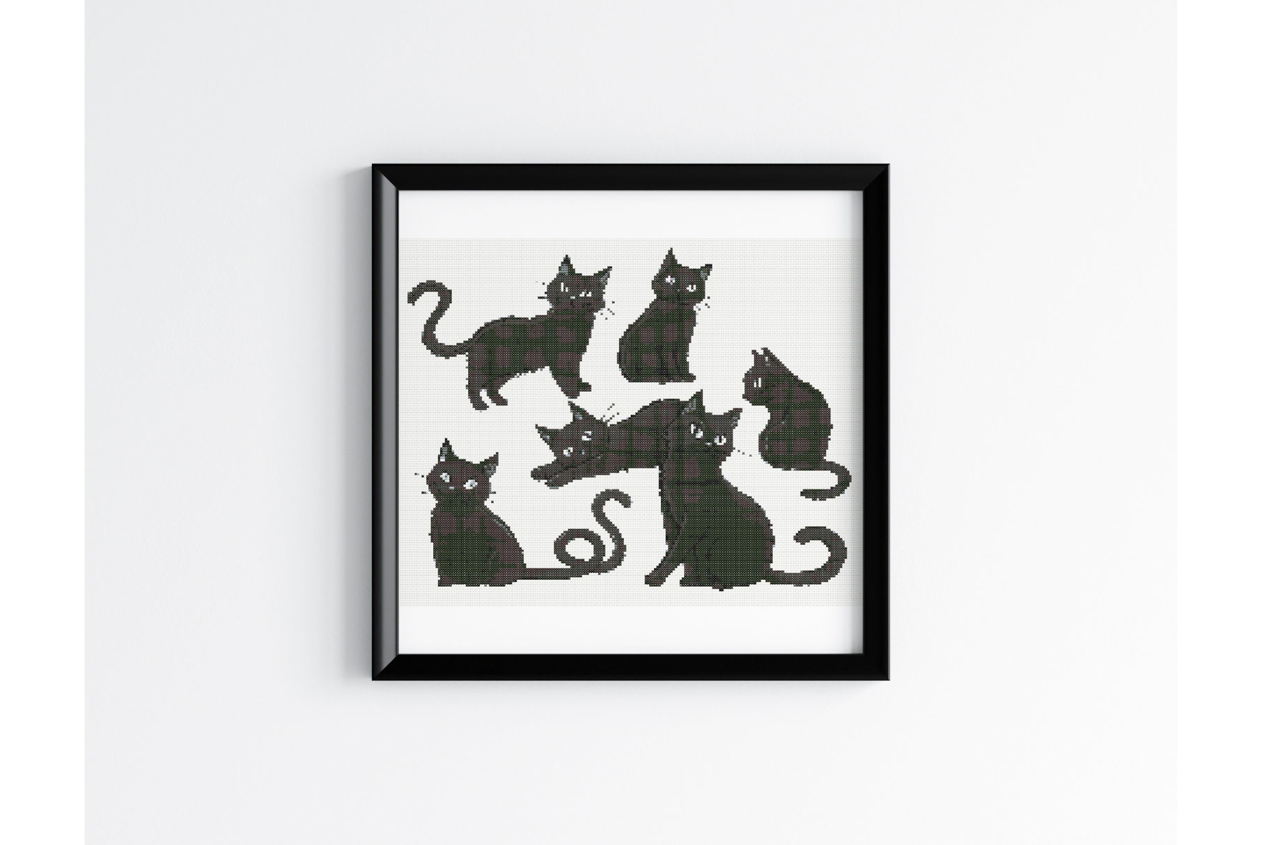 Funny Cats Cross Stitch Pattern