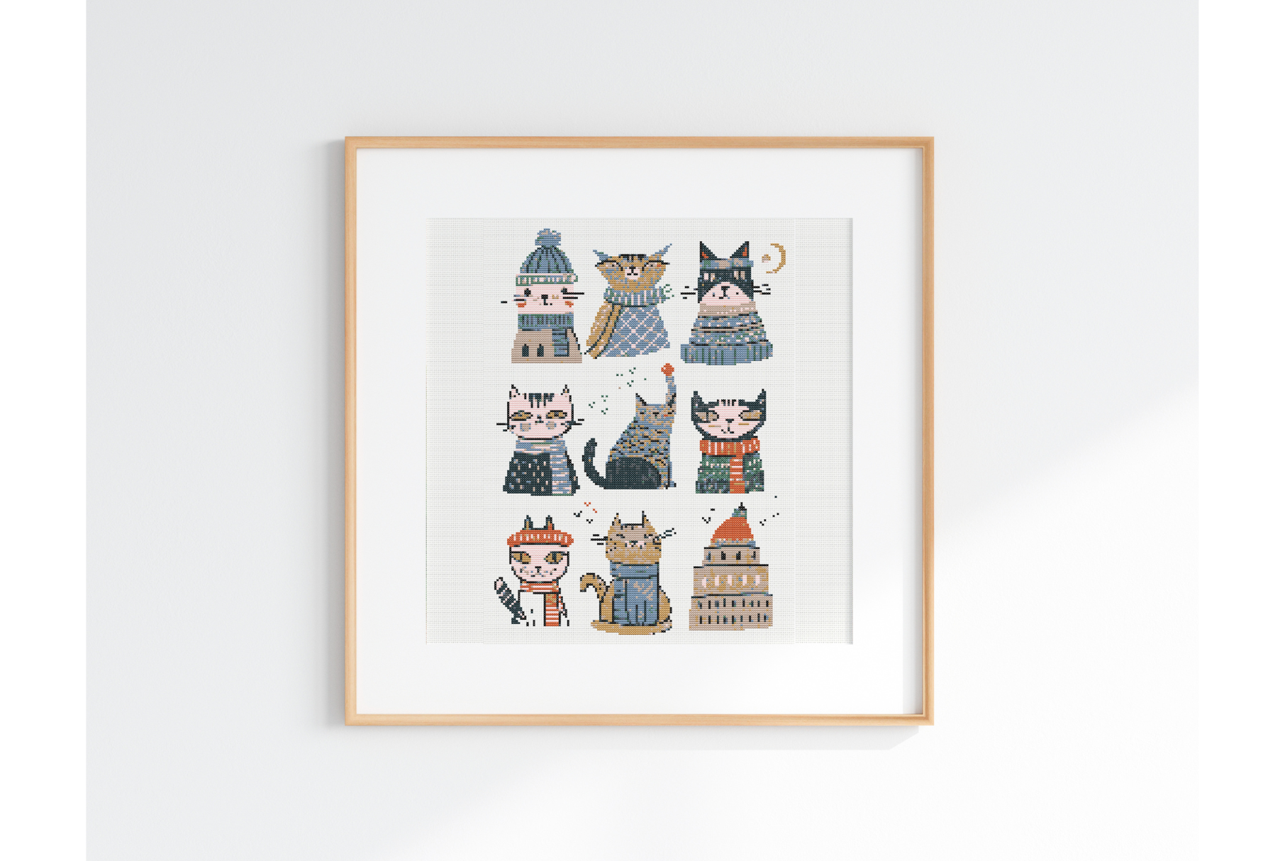Funny Kitten Bundle Cross Stitch Pattern