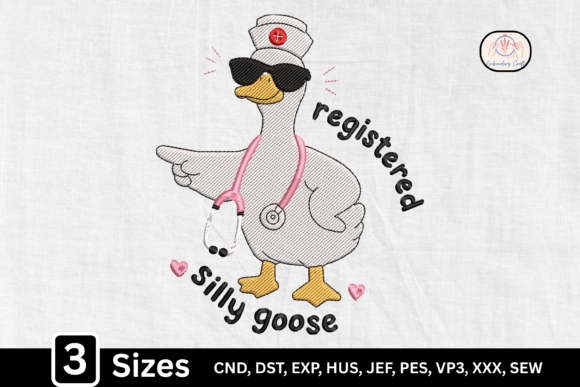 Funny Registered Silly Goose Nurse
