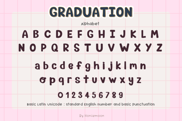 Graduation Font - Preview 5