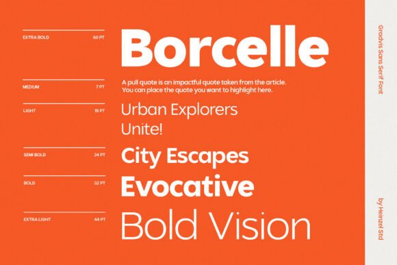 Gradvis Font - Preview 2