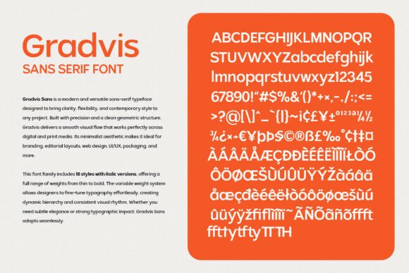 Gradvis Font - Preview 5