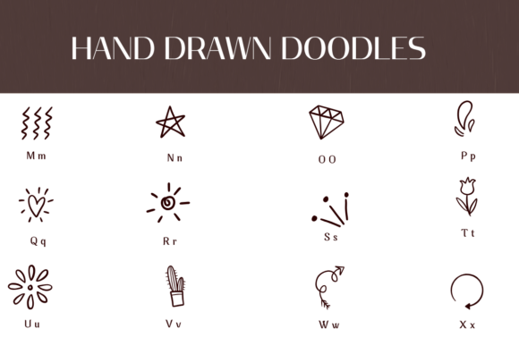 Hand Drawn Doodles Font - Preview 2