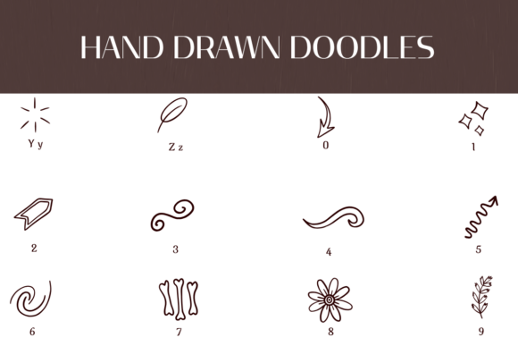 Hand Drawn Doodles Font - Preview 3