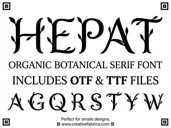 Hepat Font font preview - 2
