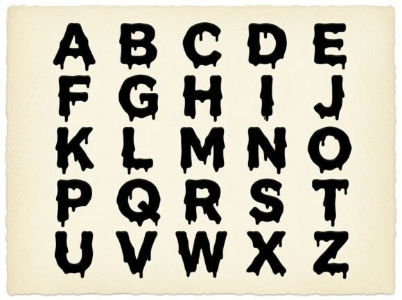 Ischn Font PNG with transparent background - Preview 1