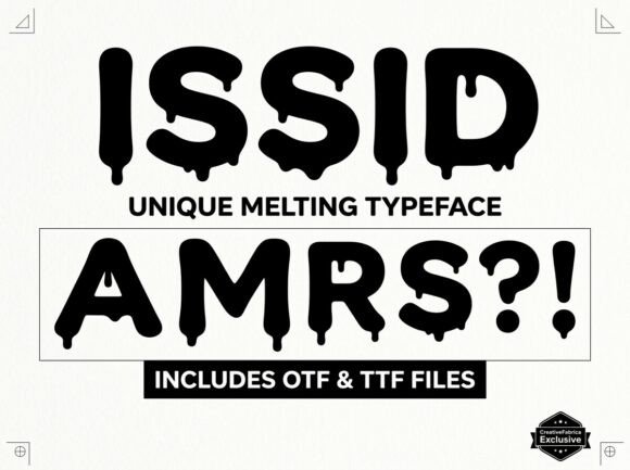 Issid Font PNG with transparent background - Preview 3