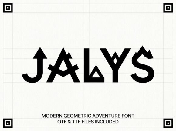 Jalys Font PNG with transparent background - Preview 3