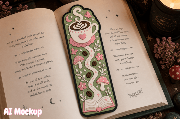 Magical Bookmark STL & 3MF Bundle – 4 Cute 3D Printable Designs - Image 2