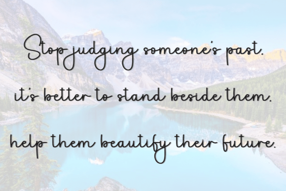 Mother Calligraphy Font PNG with transparent background - Preview 2