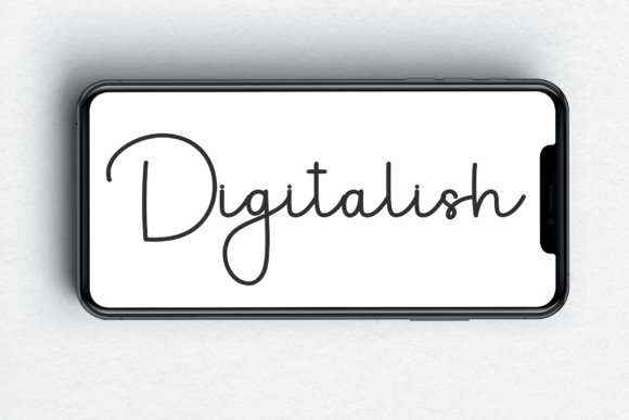Mother Calligraphy Font PNG with transparent background - Preview 5