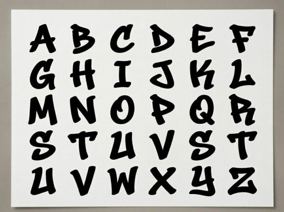 Parks Font PNG with transparent background - Preview 1