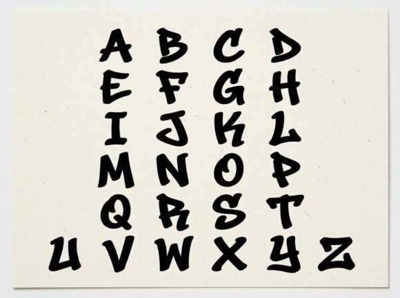 Parks Font PNG with transparent background - Preview 2