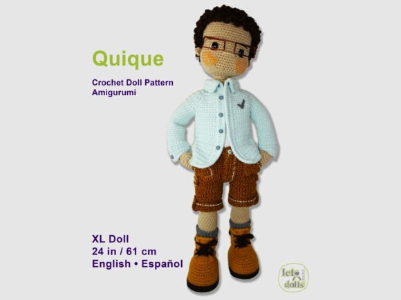 Quique Extra Large Crochet Doll