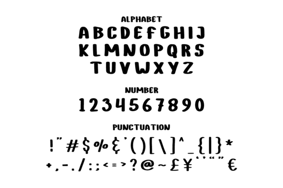 Retro Display Font PNG with transparent background - Preview 3