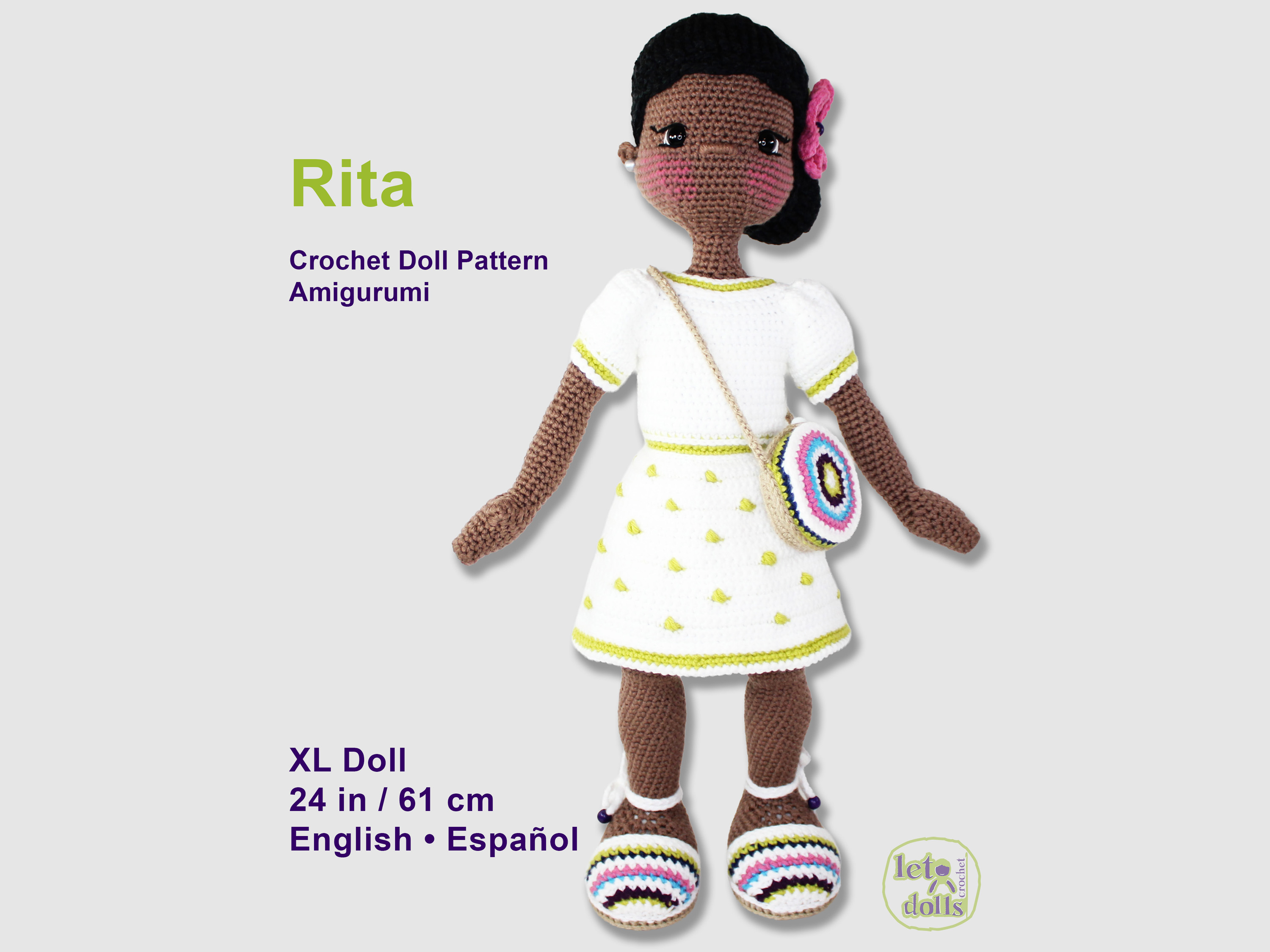 Rita Extra Large Crochet Doll